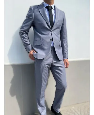 Abito uomo grigio perla - Abiti uomo eleganti - Made in Italy - Gogolfun.it