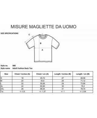 T-shirt uomo - Margherita tutta la vita - Puro cotone – unisex
