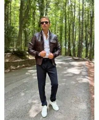 Pantaloni uomo blu con coulisse - Paul Miranda - Pantaloni sportivi, comodi, particolari - Gogolfun.it