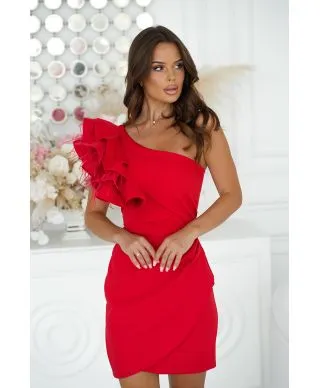 Vestito corto elegante con piume - Fiora Mini - Vestiti corti online - Gogolfun.it