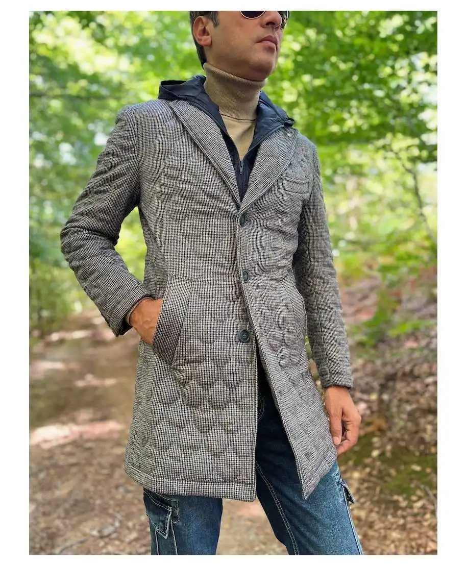 Cappotto uomo Beige con pettorina staccabile - Paul Miranda - Cappotti e trench online - Gogolfun.it