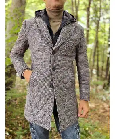 Cappotto uomo Beige con pettorina staccabile - Paul Miranda - Cappotti e trench online - Gogolfun.it
