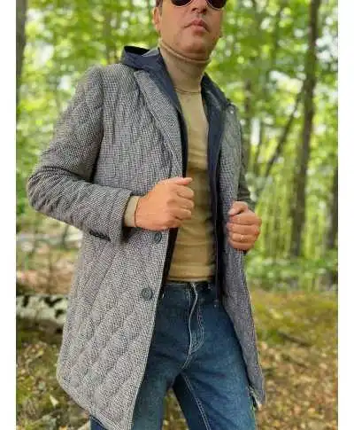 Cappotto uomo Beige con pettorina staccabile - Paul Miranda - Cappotti e trench online - Gogolfun.it