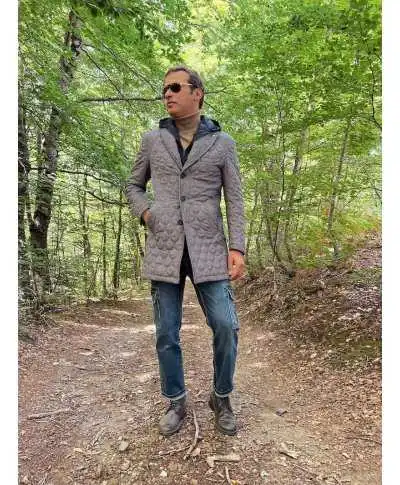Cappotto uomo Beige con pettorina staccabile - Paul Miranda - Cappotti e trench online - Gogolfun.it