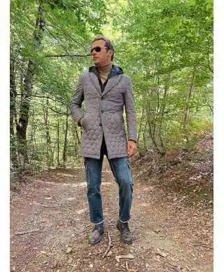 Cappotto uomo Beige con pettorina staccabile - Paul Miranda - Cappotti e trench online - Gogolfun.it