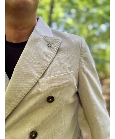 Giacca Doppiopetto Uomo in Velluto Liscio - Paul Miranda - Giacche uomo sportive, eleganti, particolari - Gogolfun.it