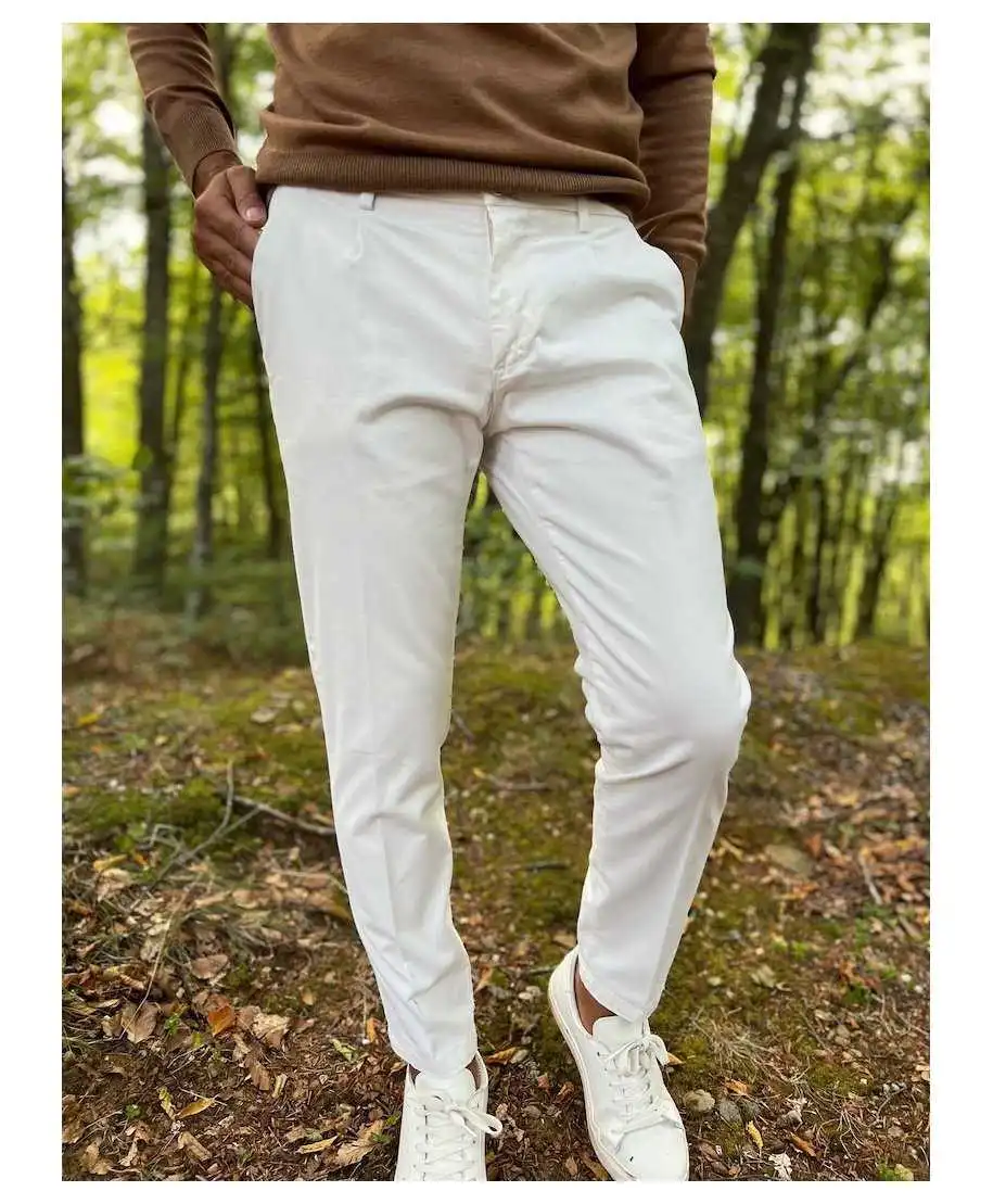 Pantaloni bianchi Paul Miranda - Chinos - Pantaloni uomo online - Gogolfun.it