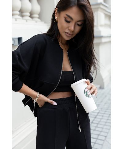 Komplet MISTY bomberka + szerokie spodnie