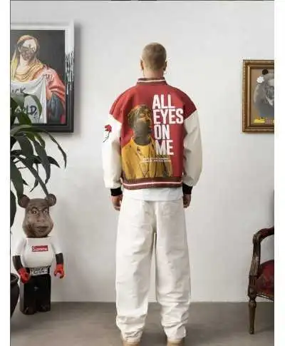 Giacca college con stampa Tupac - Giacche varsity online - Gogolfun.it