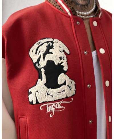 Giacca college con stampa Tupac - Giacche varsity online - Gogolfun.it