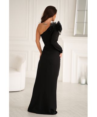 DŁUGA SUKIENKA Z RÓŻĄ