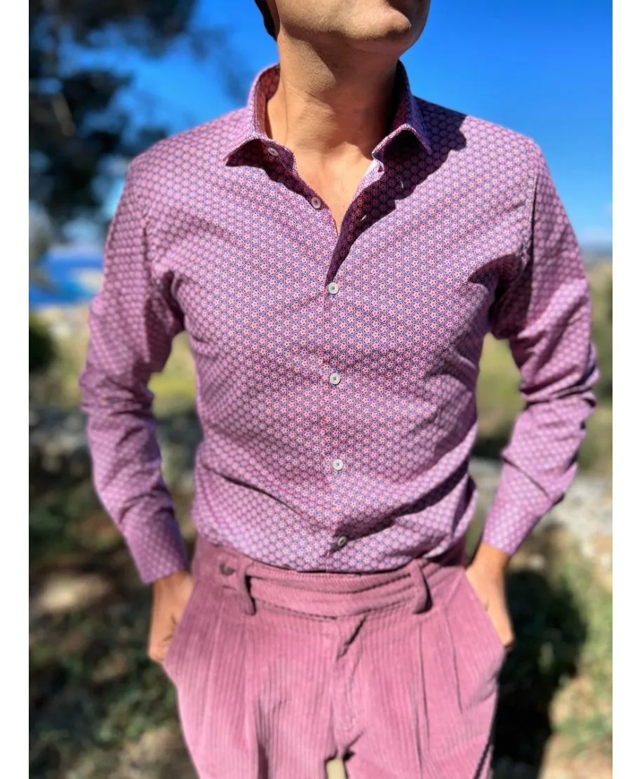 Camicia uomo fantasia particolare - Nik - Camicie uomo online - Gogolfun.it