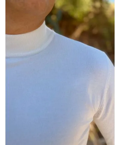 Lupetto Bianco Uomo - Sotto giacca - Maglieria uomo online - Gogolfun.it