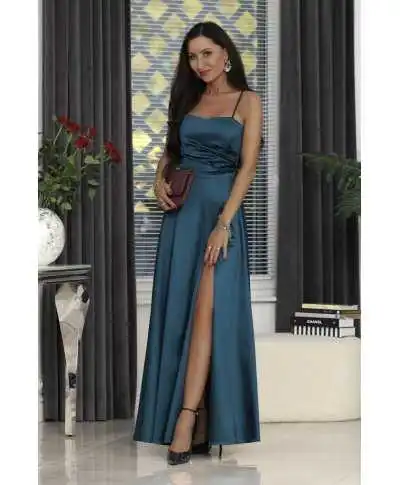 Vestito lungo elegante Con schiena scoperta - Nathalie - Vestiti eleganti da cerimonia - Gogolfun.it