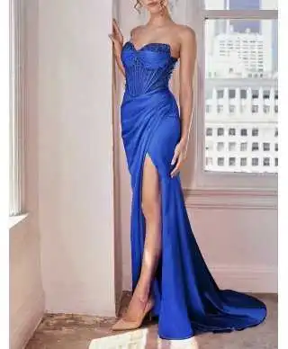 Abito da cerimonia blu royal - Lia