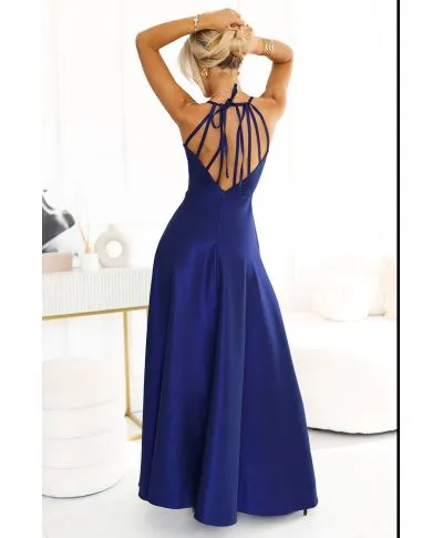Vestito lungo elegante con la schiena scoperta - Perla - Vestiti da cerimonia donna online - Gogolfun.it