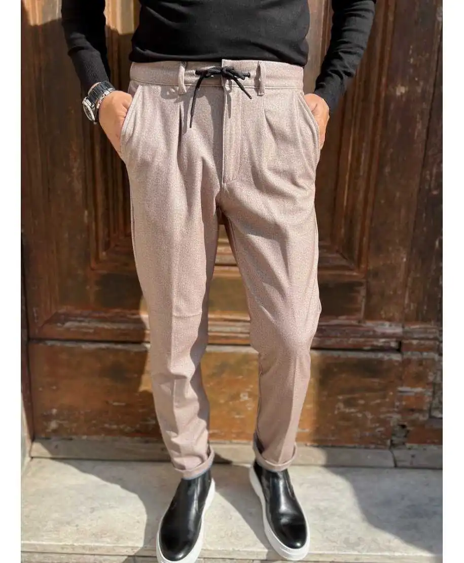 Pantaloni uomo con coulisse - Dru - Pantaloni uomo online - Gogolfun.it