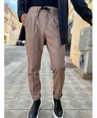 Pantaloni uomo con coulisse - Dru - Pantaloni uomo online - Gogolfun.it