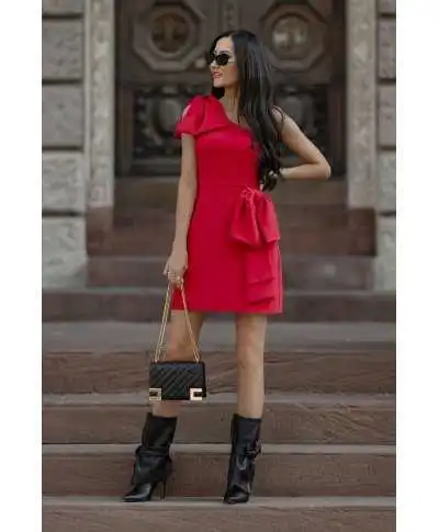 Vestito rosso corto - Riana - Vestiti corti eleganti - Gogolfun.it