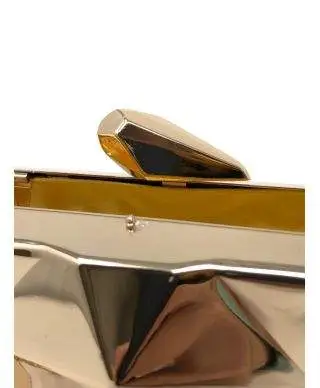 Pochette oro - Borsetta da cerimonia con tracolla