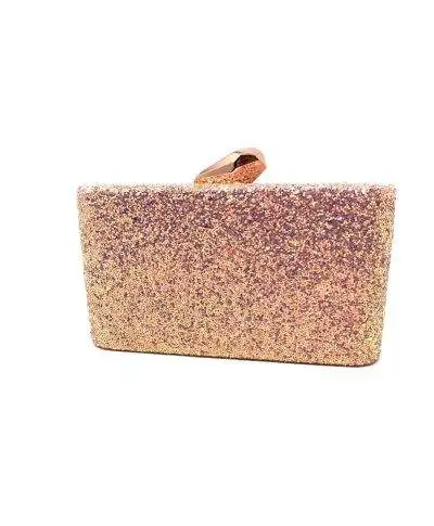 Borsa rosa - Brillantinata - Con tracolla