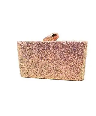 Borsa rosa - Brillantinata - Con tracolla