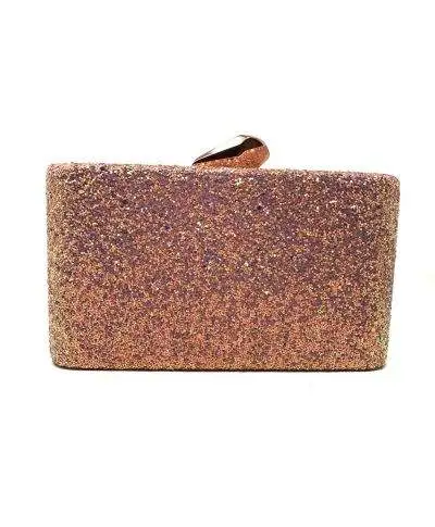 Borsa rosa - Brillantinata - Con tracolla
