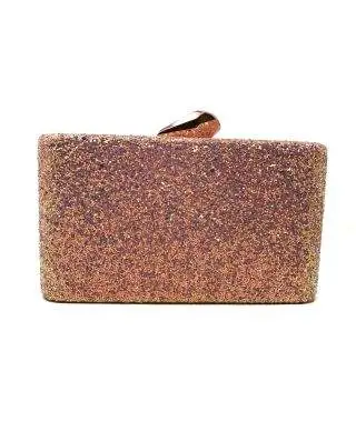 Borsa rosa - Brillantinata - Con tracolla