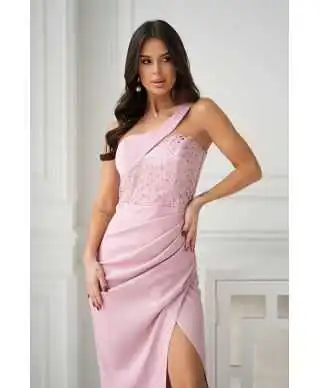 Abito da cerimonia rosa a sirena - Julia - Abiti da cerimonia gogolfun.it