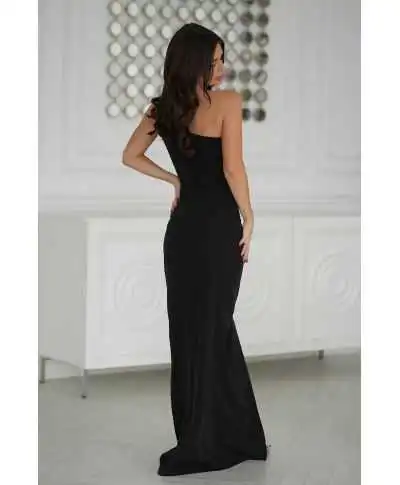 Abito da cerimonia nero a sirena - Julia - Abiti da cerimonia, diciottesimo, matrimonio - Gogolfun.it