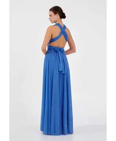 Abito da cerimonia azzurro - Star bis - Abiti da diciottesimo e da cerimonia - Gogolfun.it