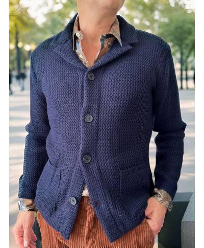 Cardigan uomo monopetto, Made in Italy - Cardigan e maglioni uomo online - Gogolfun.it