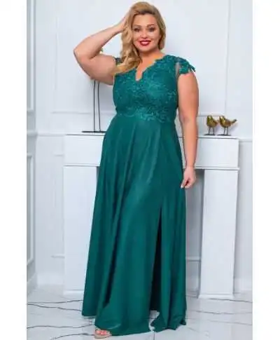 Abito da cerimonia con manica corta - Carmen - Abiti da cerimonia online - Gogolfun.it