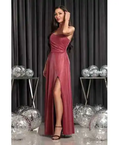 Vestito elegante da cerimonia bordeaux - Vestiti eleganti da cerimonia, diciottesimo e damigelle - Gogoflun.it