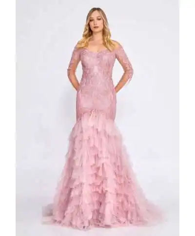 Abito Rosa Cipria per Diciottesimo o cerimonia - Divina - Negozio online affidabile - Gogolfun.it