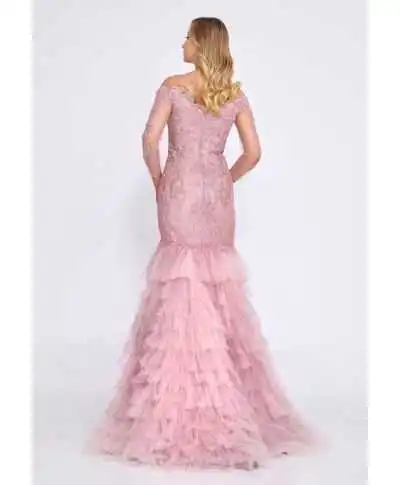 Abito Rosa Cipria per Diciottesimo o cerimonia - Divina - Negozio online affidabile - Gogolfun.it