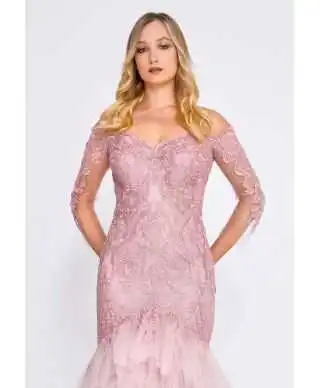 Abito Rosa Cipria per Diciottesimo o cerimonia - Divina - Negozio online affidabile - Gogolfun.it