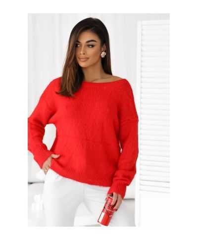 Maglione rosso donna con fiocchi - Bow - Maglioni particolari donna - Gogolfun.it