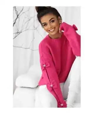 Maglione Fuxia Donna con Fiocchi - Bow bis - Maglioni particolari - Gogolfun.it