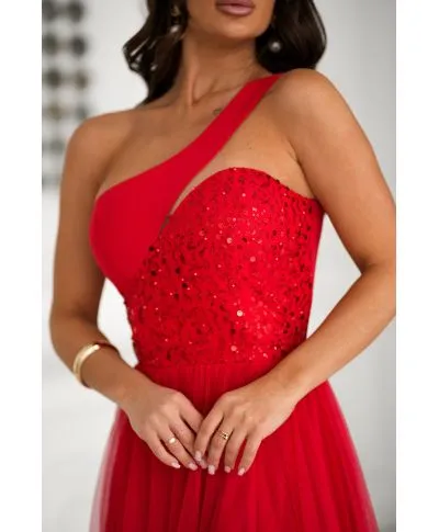 Vestito da Cerimonia Donna Rosso Elegante - Dixie - Vestiti da cerimonia online - Gogolfun.it