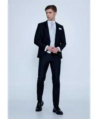 Smoking con gilet damascato, Cerimonia uomo - Modello Principe