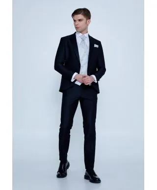 Smoking con gilet damascato, Cerimonia uomo - Modello Principe