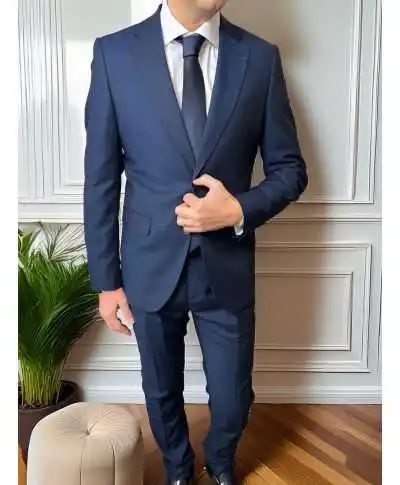 Abito uomo blu classico - Paride - Abiti uomo eleganti online - Gogolfun.it