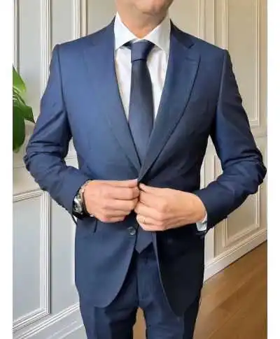 Abito uomo blu classico - Paride - Abiti uomo eleganti online - Gogolfun.it