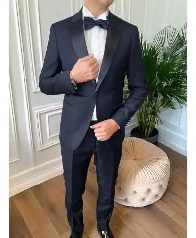Smoking uomo con rever a lancia - Odis - Smoking uomo online - Cerimonia uomo gogolfun.it