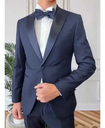 Smoking uomo con rever a lancia - Odis - Smoking uomo online - Cerimonia uomo gogolfun.it