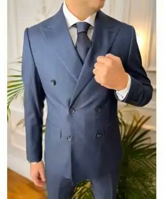 Abito uomo doppiopetto blu - Ulisse