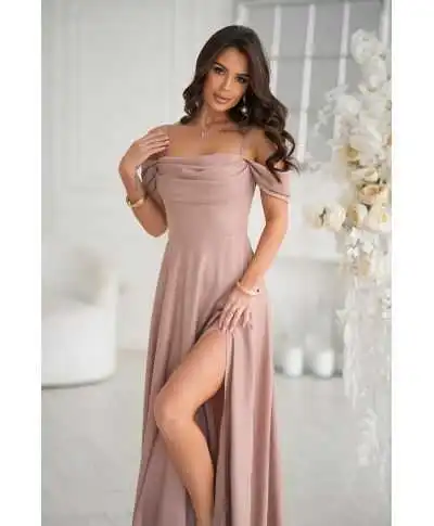 Vestito elegante da cerimonia - Oro - Costa - Vestiti da cerimonia donna - Gogolfun.it