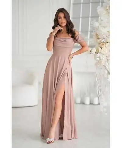 Vestito elegante da cerimonia - Oro - Costa - Vestiti da cerimonia donna - Gogolfun.it