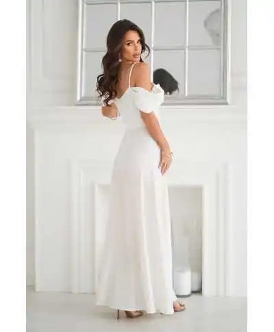 Vestito elegante bianco - Costa - Vestiti da sposa, matrimonio civile, cambio abito - Gogolfun.it